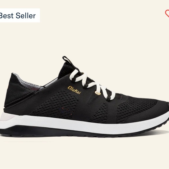 NWT Olukai Huai in Black 7.5 - Picture 2 of 6